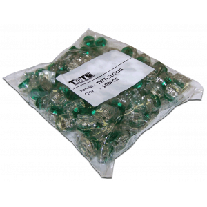 Wire connector for 0.4-0.9 mm conductors, insulated (Scotchlok), parallel connection, gel-filled, 100 pcs